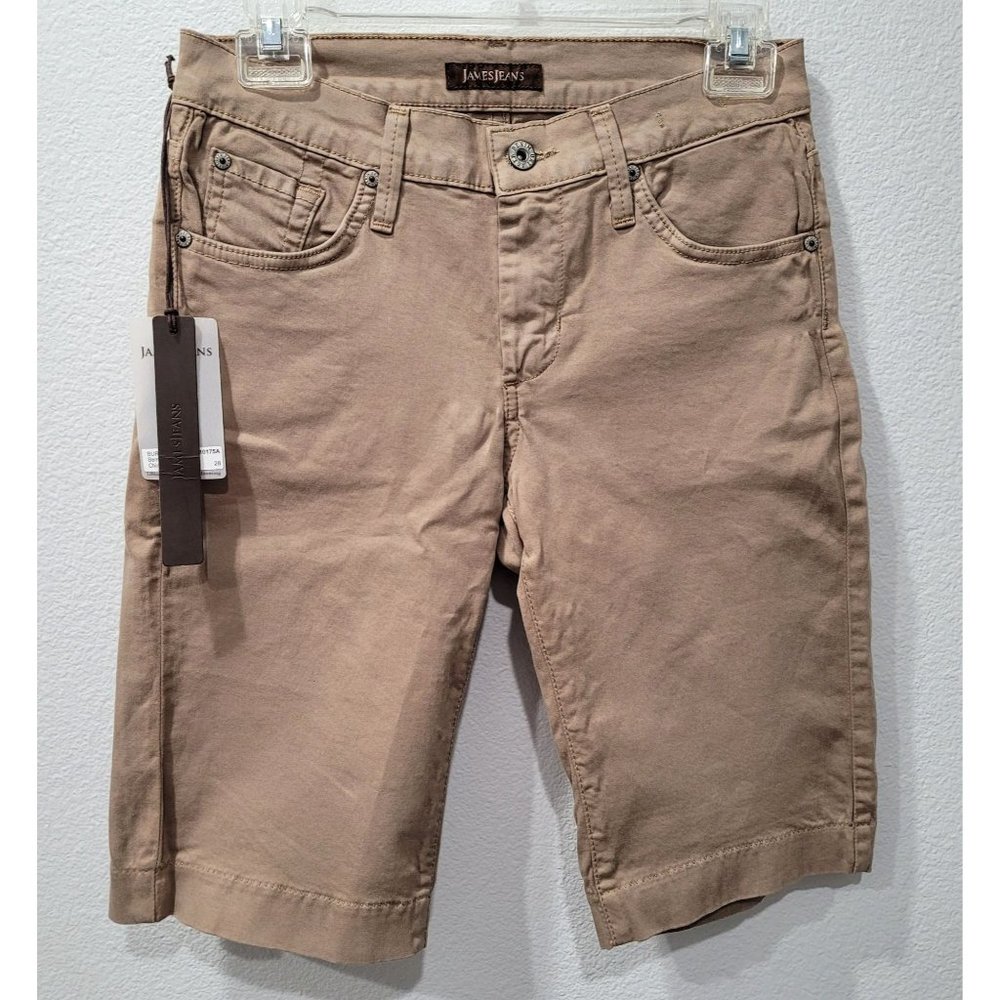 James Jeans Tan Women's Bermuda Shorts